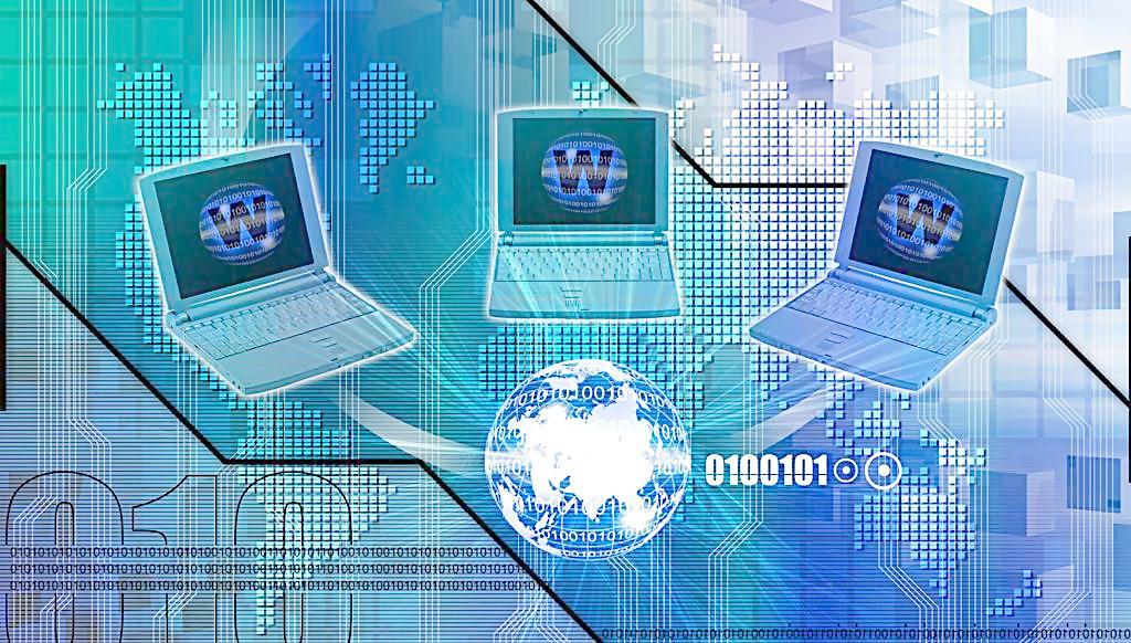 网络素材图片 数字时代的视觉桥梁与电子科技的双重魅力